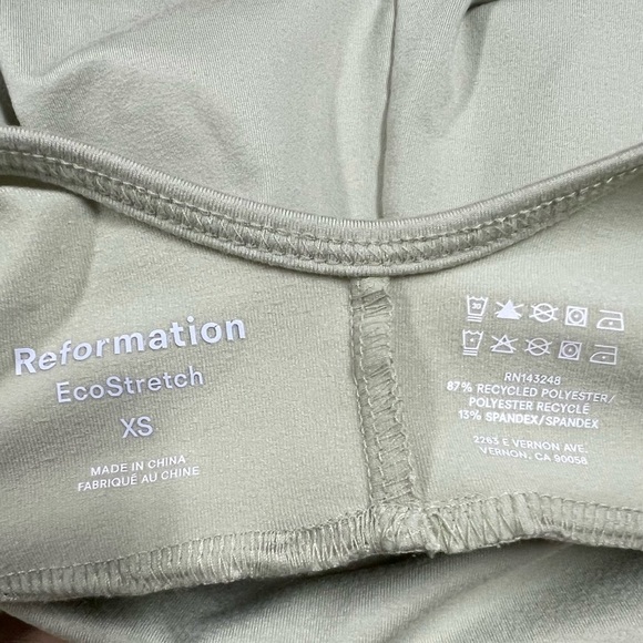 Reformation Womens Limon Green Emmy One Piece Ecostretch Jumpsuit Size XS - Picture 6 of 7